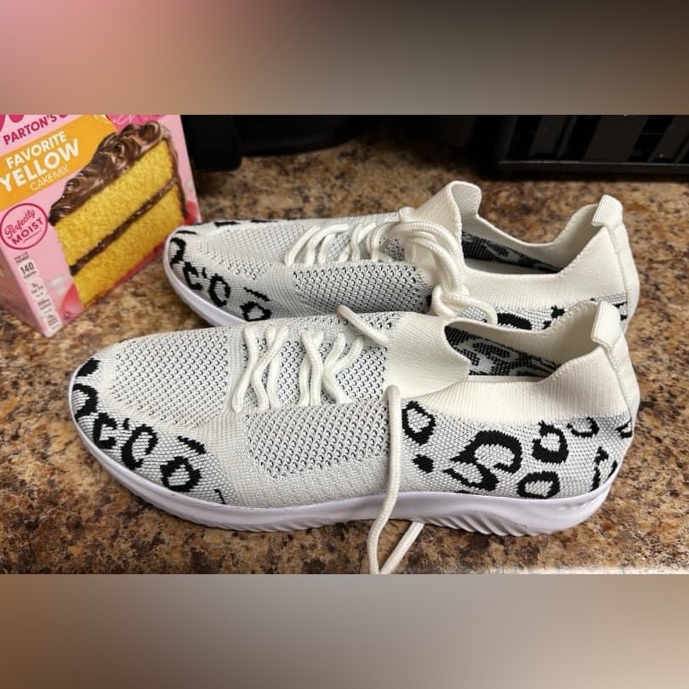 Leopard Athletic Shoes
